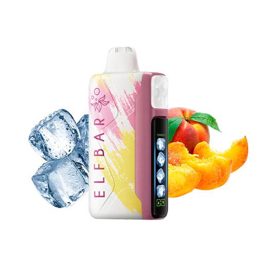 Peach Ice Elfbar Ice King 30000 PuffsIvory Vapes