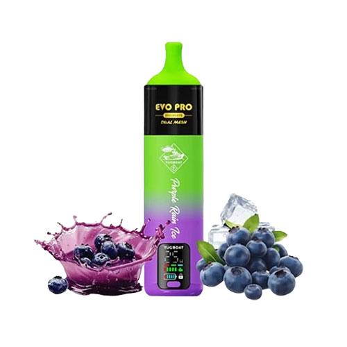 Ivory Vapes Purple Rain Ice Tugboat Evo Pro 15000 Puffs