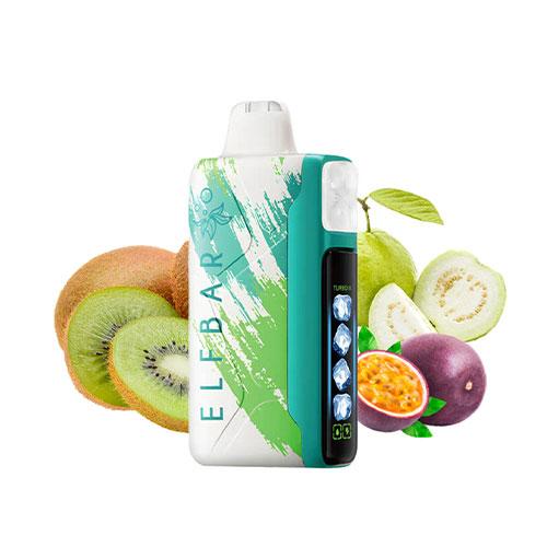 Kiwi Passion Fruit Guava Elfbar Ice King 30000 PuffsIvory Vapes